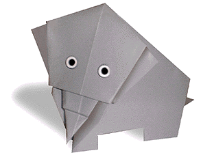 折り紙 ゾウ