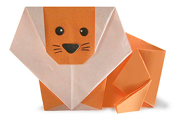折り紙 ライオン