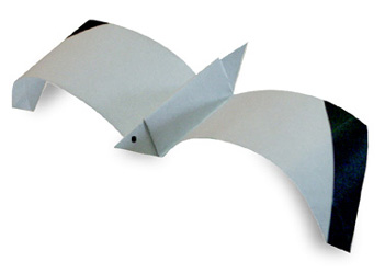 折り紙 カモメ