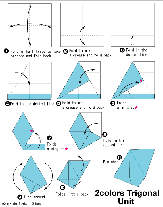origami 2colors Trigonal