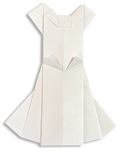 折り紙 ウェディングドレス