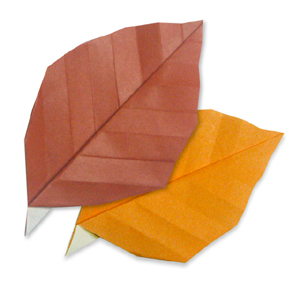 折り紙 枯れ葉
