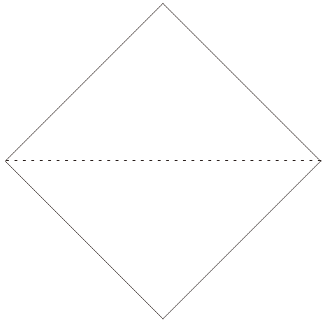 折り紙 ながかぶと