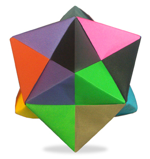 折り紙 24面体